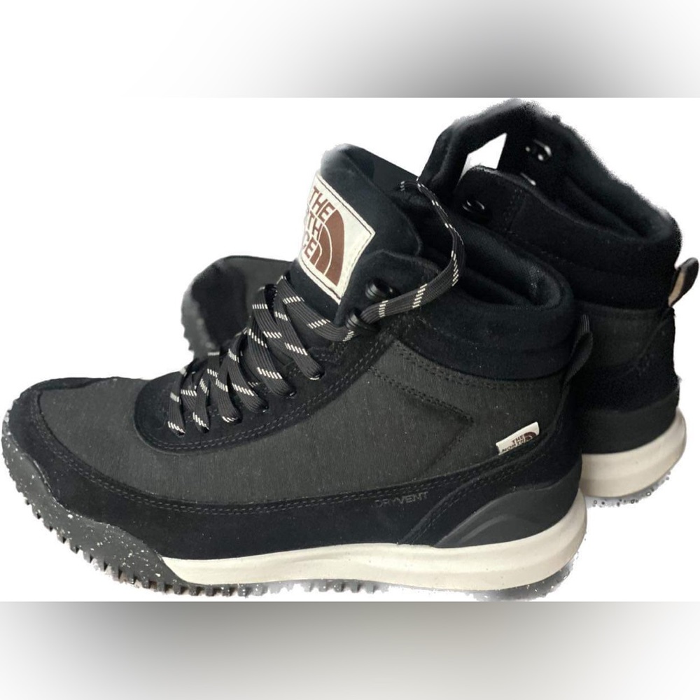 The North Face Black & Vintage White Back-to-Berkeley III Textile Suede Hiking